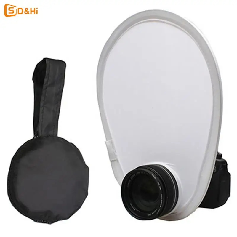 Photography Flash Lens Diffuser Reflector Flash Diffuser Softbox For Canon/Nikon/Olympus DSLR Camera Lenses