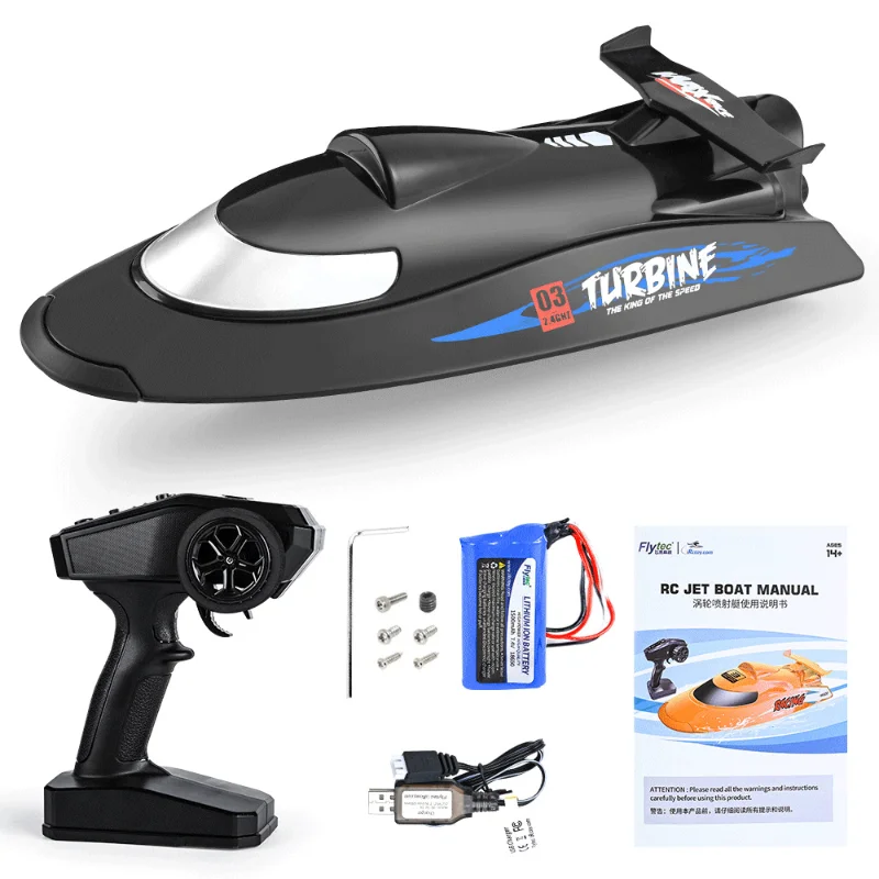 

Remote Control Jet Boat Model High-speed Speedboat Toy Gift Finished Product RC Racing Boat Electric Yacht Turbojet Boat