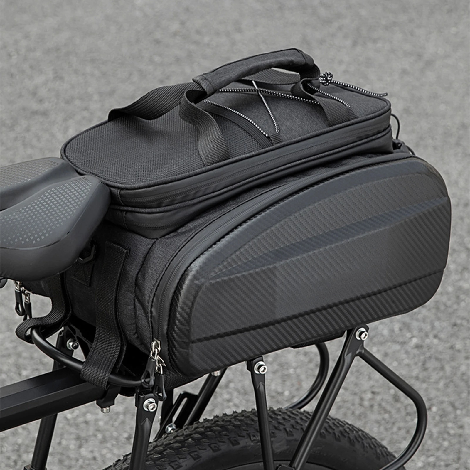 Alforjas traseras Fietszadeltassen para portaequipajes con reflector - imagen 2