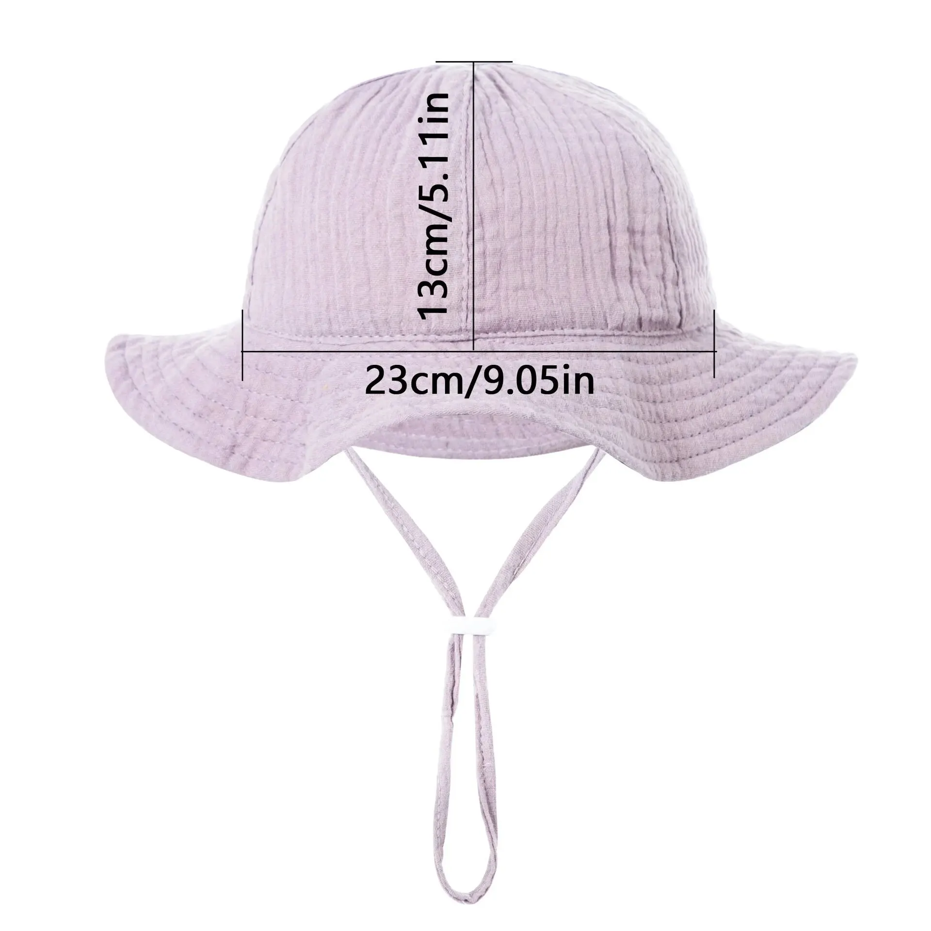 Baby Cotton Bucket Hat New Children Sunscreen Outdoor Caps Boys Girls Print Panama Hat Unisex Beach Fishing Hat For 3-12 Months