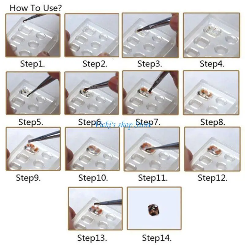 Elegant Silicone Mold For Detailed Art Embossing Jewelry Making Mold