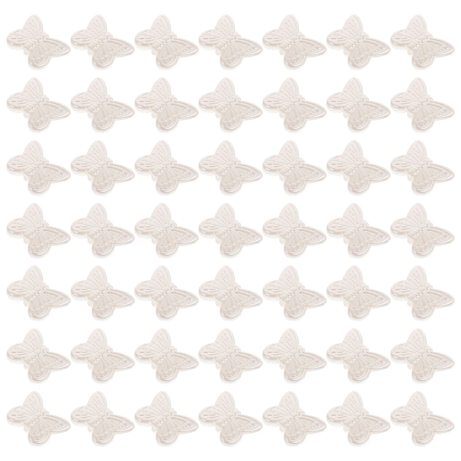 

300pcs White Material Necklace Making Kit Crafting Girls DIY Jewelry Loose Beads Elegant Spacer Beads Artificial