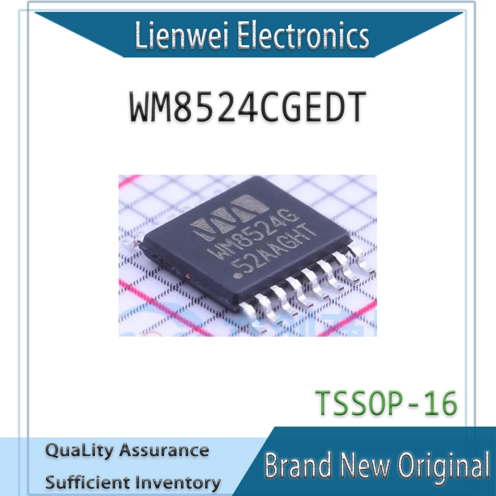

100% New Original WM8524G WM8524CGEDT IC Chipset TSSOP-16