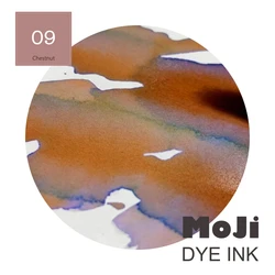 Moji No.9 Chestnut ,Dye Ink, Brown Chromatographic Handwritten Painting Drawing Pen Ink 30ml
