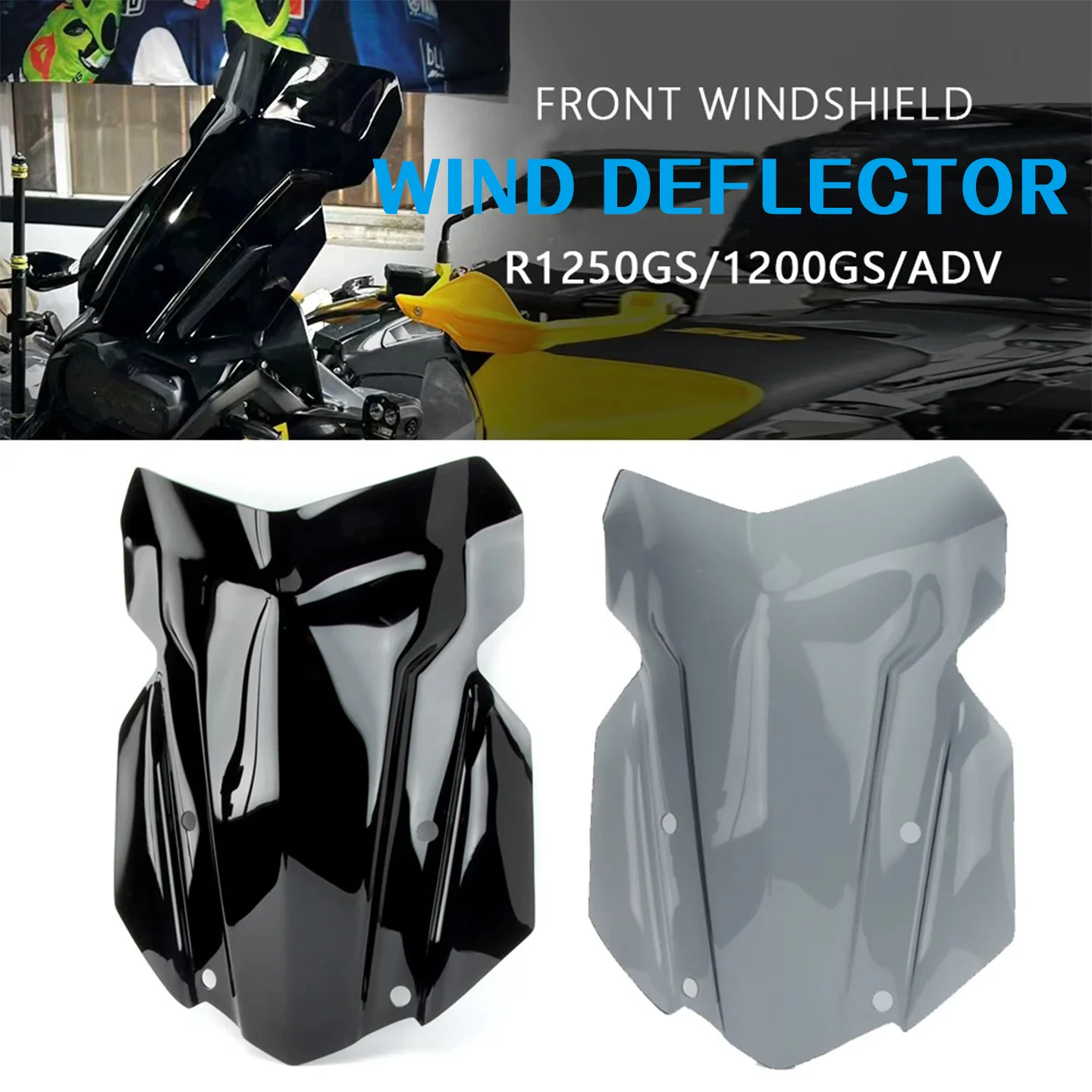 

R1200GS R 1200 GS LC R1250GS ADV Adventure NEW Windscreen Windshield For BMW R1250GS R1200GS Wind Shield Screen Protector Parts