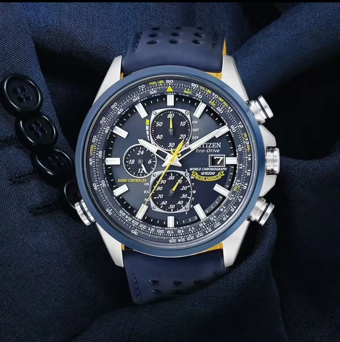 ساعة سيتيزن سيتاديل سكاي إيجل أنجل ميكانيكية أوتوماتيكية متعددة الوظائف للرجال