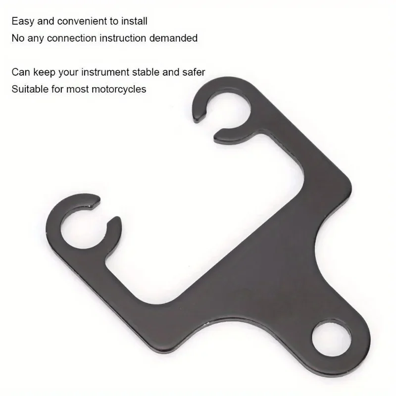 Universal Motorcycle Scooter Instrument Speedometer Mount Odometer Tachometer Fixing Gauge Iron Bracket Holder Stand Support