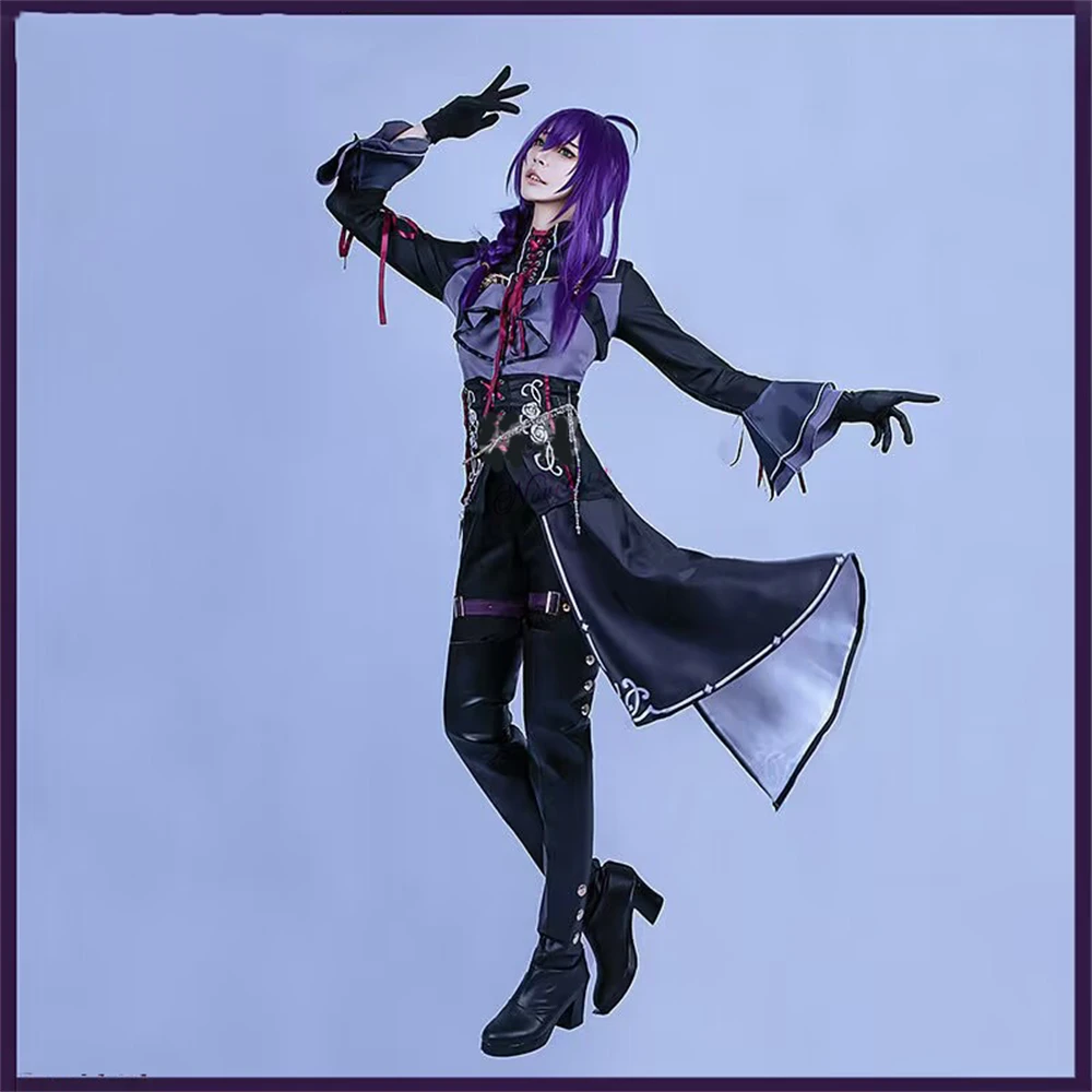 Ensemble Sterne 2 Verzerrt Herz Ayase Mayoi Cosplay Kostüm Perücke Stiefel Schuhe Uniform Weihnachten Karneval Kostüm Für Frauen Männer