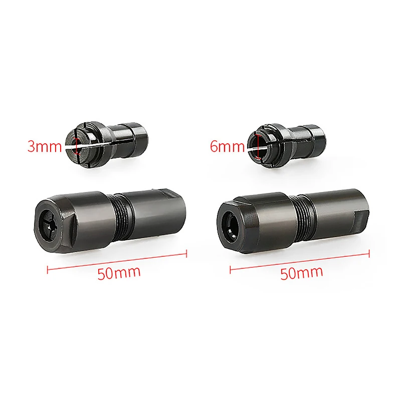 Universal Angle Grinder Modified 6/3mm Adapter To Straight Grinder Chuck For 100-type Angle Grinder M10 Thread Grinding Cutter