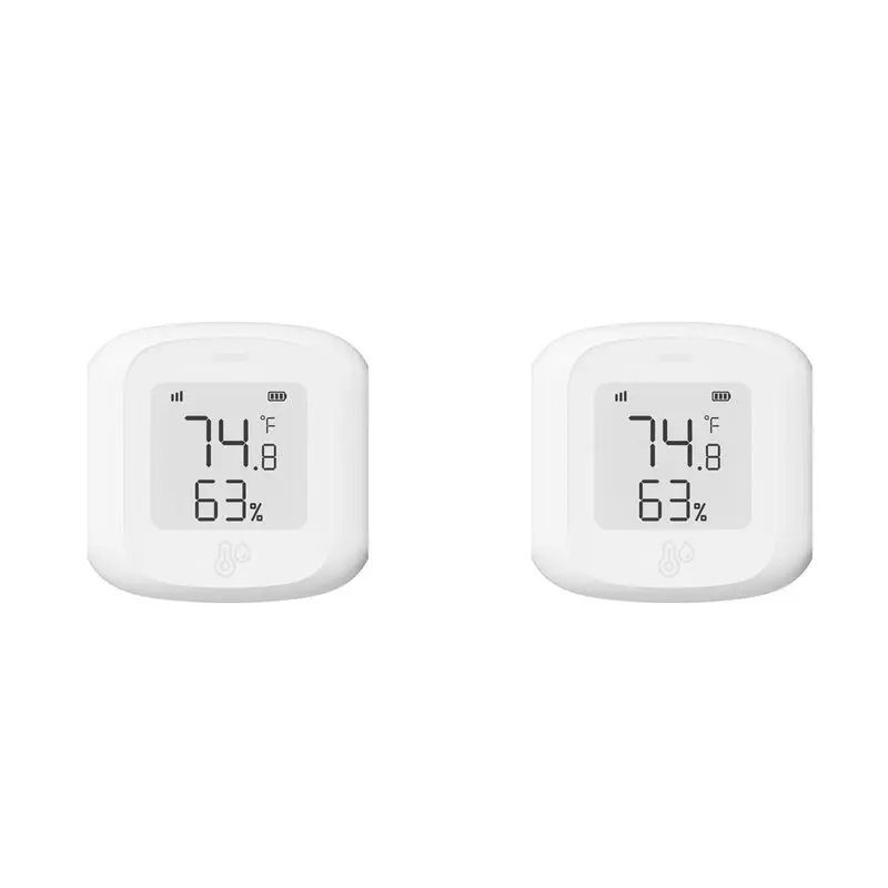 

【LAST CHANCE】2X Tuya Smart Wi-Fi Датчик температуры и влажности Крытый гигрометр Термометр с ЖК-дисплеем