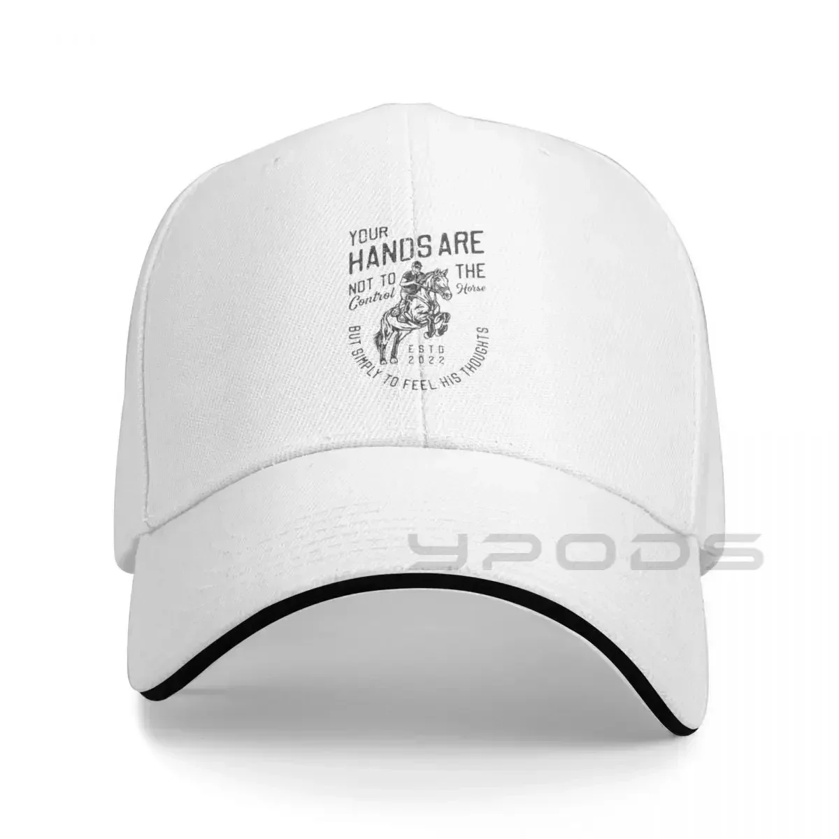2026 New Your Hands Are Not To Control The Horse But Simply To Feel His Thoughts Cap Baseball Cap Luxury Brand Women Winter Hat