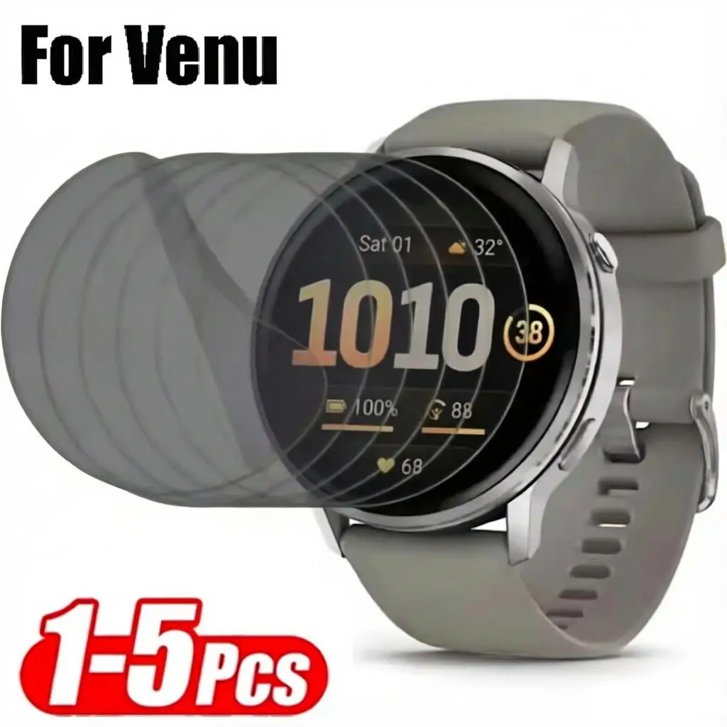 Film Hydrogel de protection d'écran, 1 à 5 pièces, pour Garmin Active 5 6 Venu 3 3S Forerunner 970 Quatix 7Pro, pour Tactix 8 InstinctE