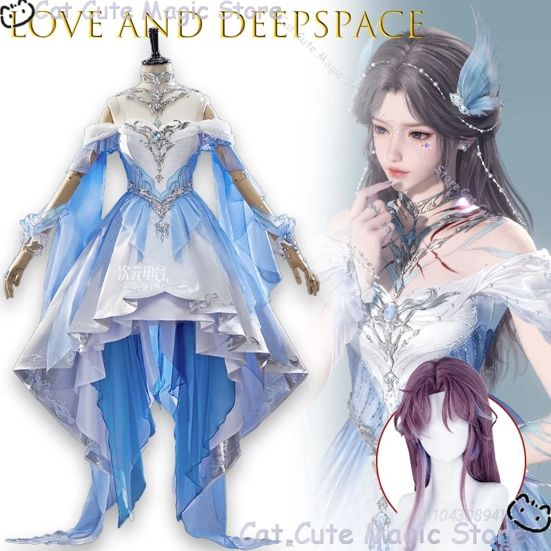 

‌Love And Deepspace Battle Suit Poseidon Battle Suit Cosplay Game Women Princess Dress Rose Lolita Cosplay Comic Con Suit‌‌‌‌‌