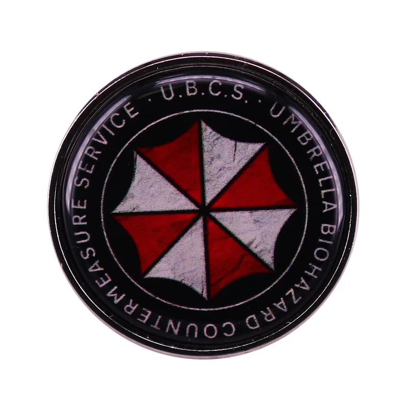 

Crisis Umbrella Company Logo Brooch Zombie Movie Inspiration Badge
