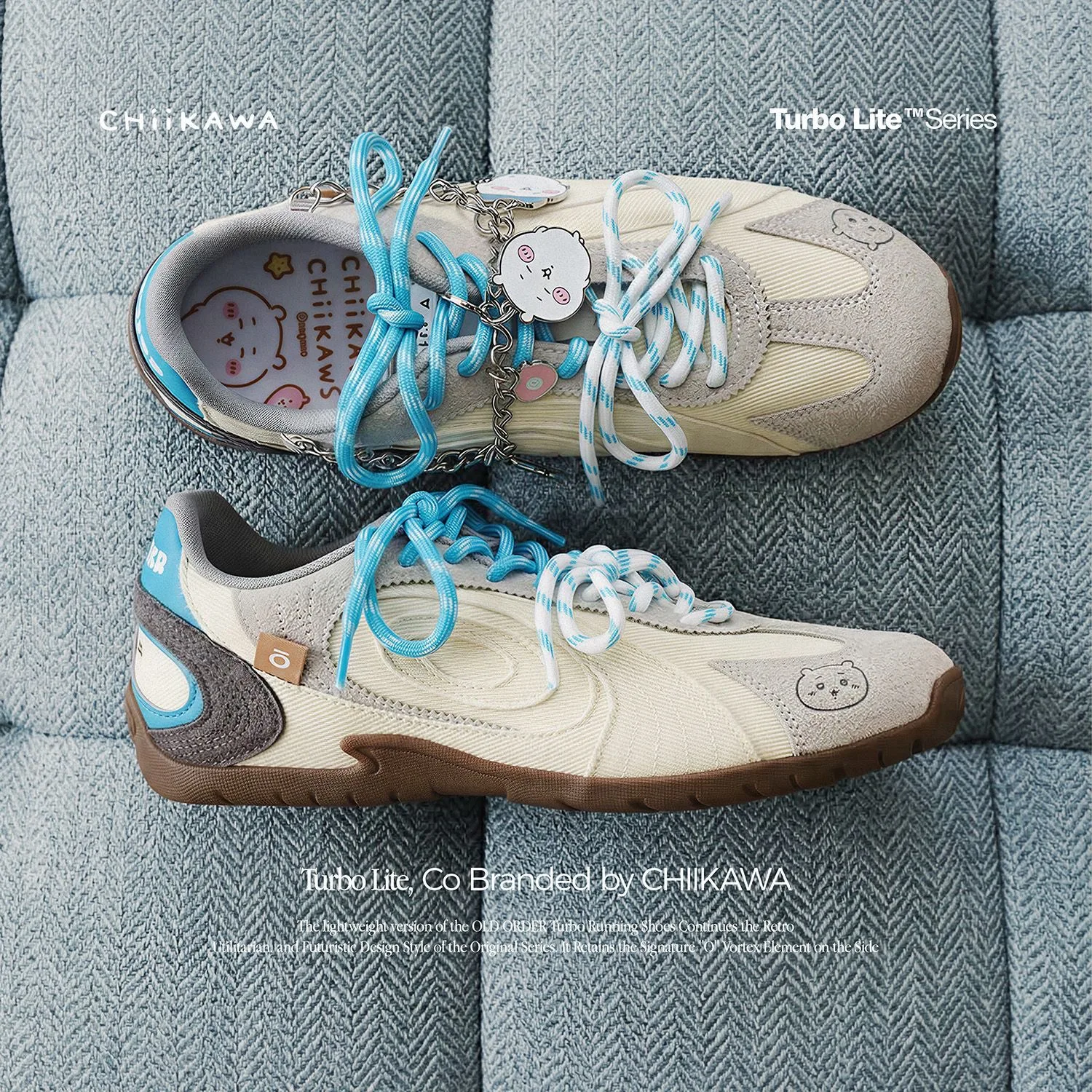 Japanese Chiikawa co-branded 2026 Leisure retro sports training shoes spring Comfortable and breathable Usagi versatile style