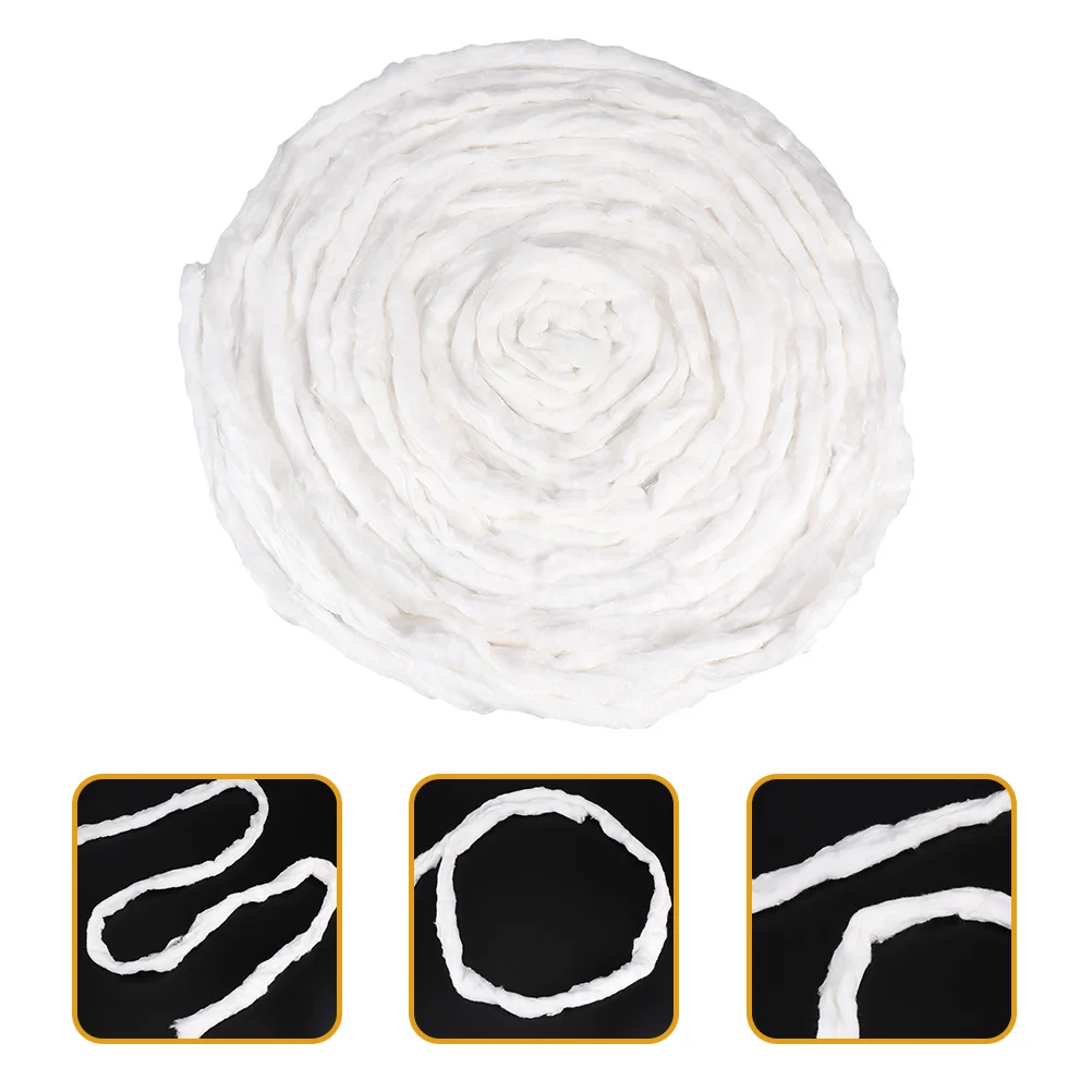 

2 Bags Hairdressing Tampons Nail Cotton Roll Beauty Coil for Perm Perms Makeup Absorbent