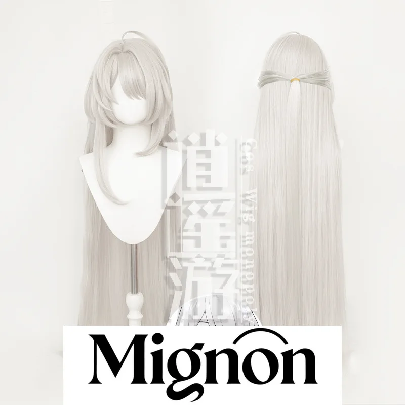 

Honkai: Star Rail Faded Acheron, парик для косплея, имитация кожи головы, топ в стиле половины, подарок на Хэллоуин