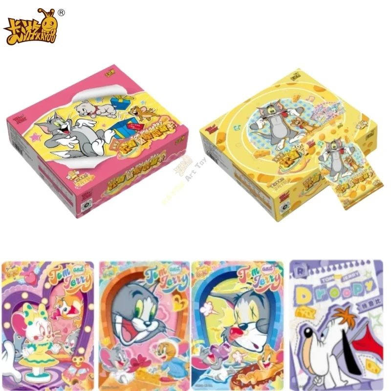 

KAYOU Tom and Jerry Card Анимационная коллекция игр Happy Enemy Pursuit Fun Pack Весь коробка Периферийная игрушка в подарок Оригинальная коробка