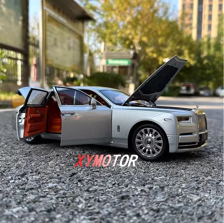 1: 18 For New Rolls Royce Phantom Generation 8 Alloy Diecast Model Car Toys Boys Gifts Hobby Display Collection Metal,Plastic