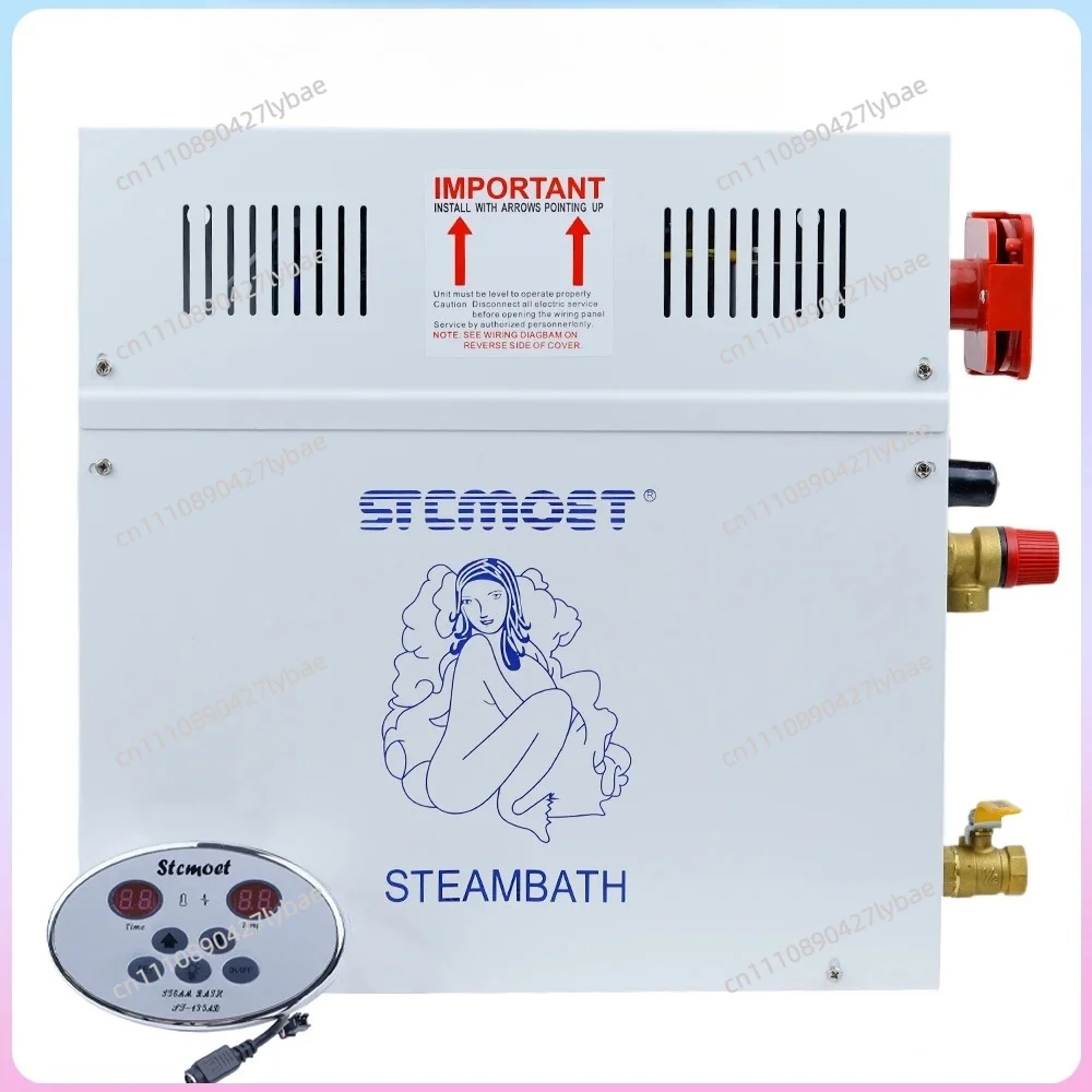3/4.5/6/9KW 220/380V Steam Generator For Sauna Room Bath Shower Power Home Heater SPA Digital Controller