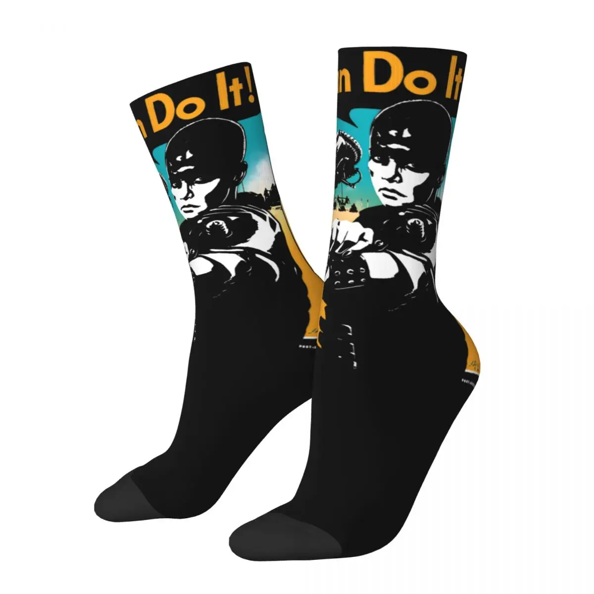 Furiosa We Can Do It Design Crew Socks Accessories for Men Cozy Sock