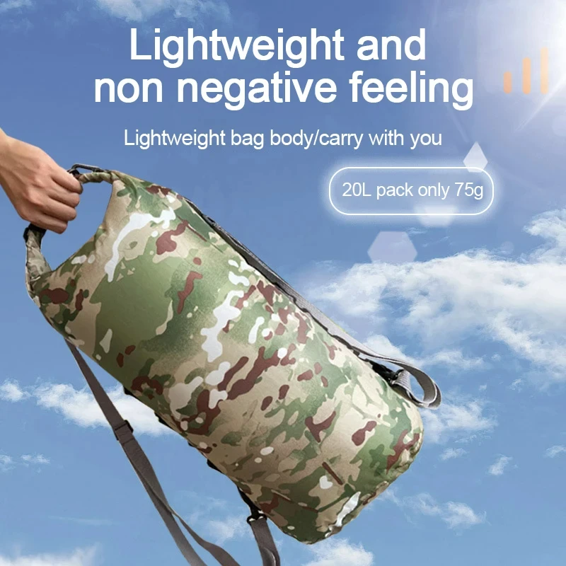 3L/5L/10L/20L/35L Outdoor Dry Waterproof Bag Dry Bag Sack Waterproof Floating Dry Gear Bags For Boating Fishing Rafting Swimming