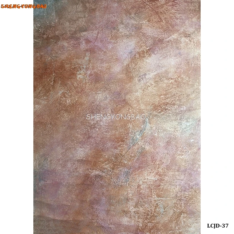 SHENGYONGBAO Vintage Gradient การถ่ายภาพฉากหลัง Props อิฐผนังพื้นไม้เด็กภาพพื้นหลัง MB-63