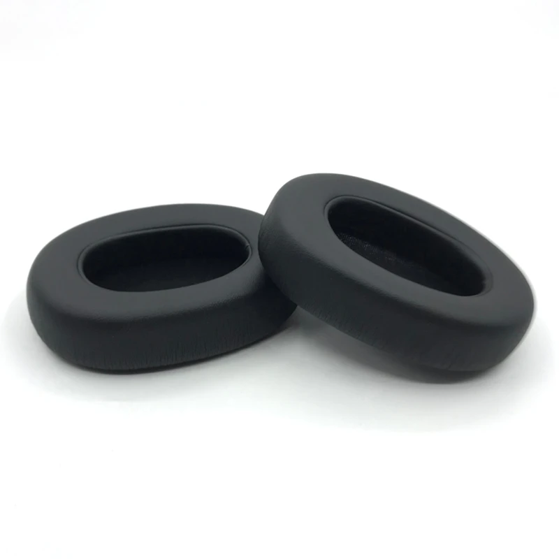 QX2B 1 par de almohadillas de cuero de repuesto para K361 K371 auriculares transpirables almohadillas suaves para los oídos