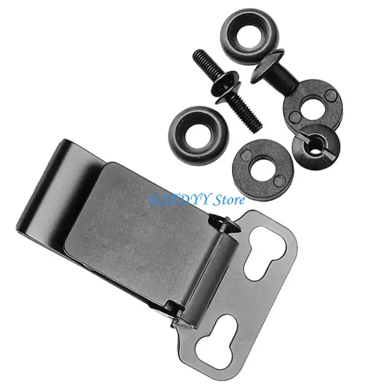 

G6DE Universal Metal Belt Clip with Mounting Hardware for Holsters, Sheaths, Cellphone Case, Money Clips