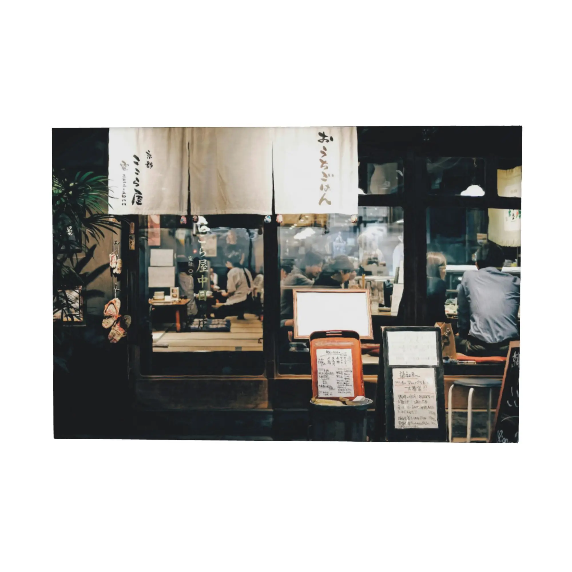 Arte de pared enmarcado en lienzo de Japón de Tokio, impresionante impresión escénica de paisaje urbano moderno, póster urbano de luces de neón de rascacielos