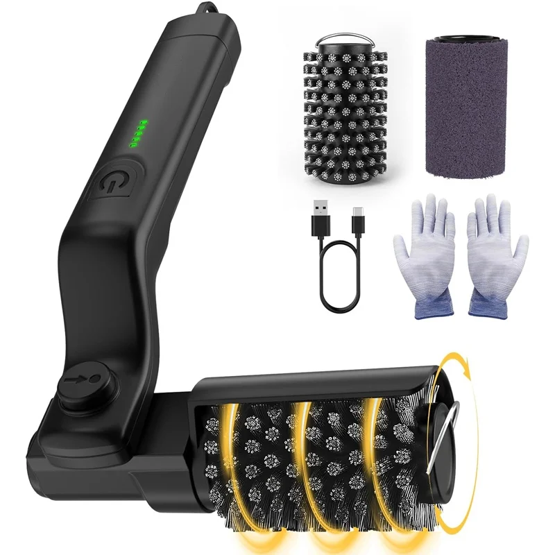 

Korean BBQ Electric Rotary Grill Brush Kitchen Silicone Brush Kitchen Brush Air Fryer Grid Airfryer Accessories Turkey Baster