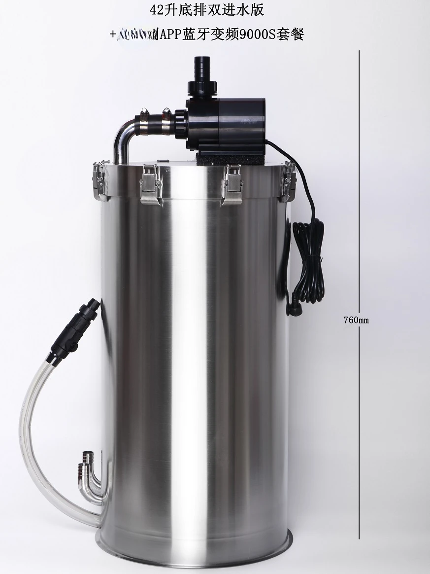 

For 12\19\28\42 Liters Ada Single Double Input \Bottom Row Backflush Stainless Steel Filter VAT Filtering Equipment