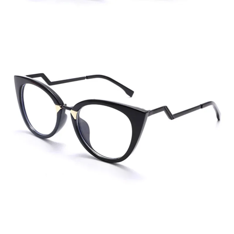 Vintage Anti Blue Light Cat Eye Sexy Ladies Glasses Women Luxury Trend Myopia Prescription Optical Eyewear Frames