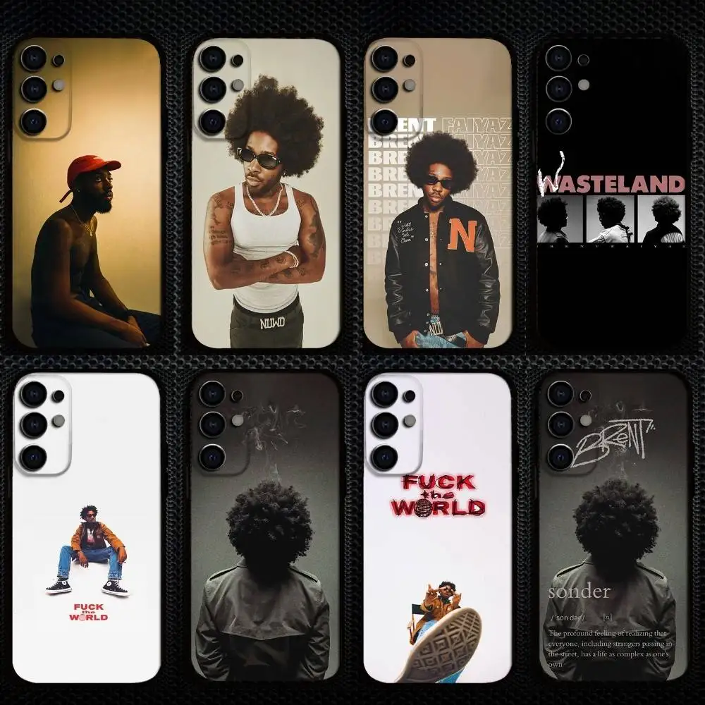 

Famous Singer B-Brent F-Faiyaz Phone Case For Samsung S25,S24,S23,S22,S21,S20,Plus,Fe,Lite,Others Soft Black Cover