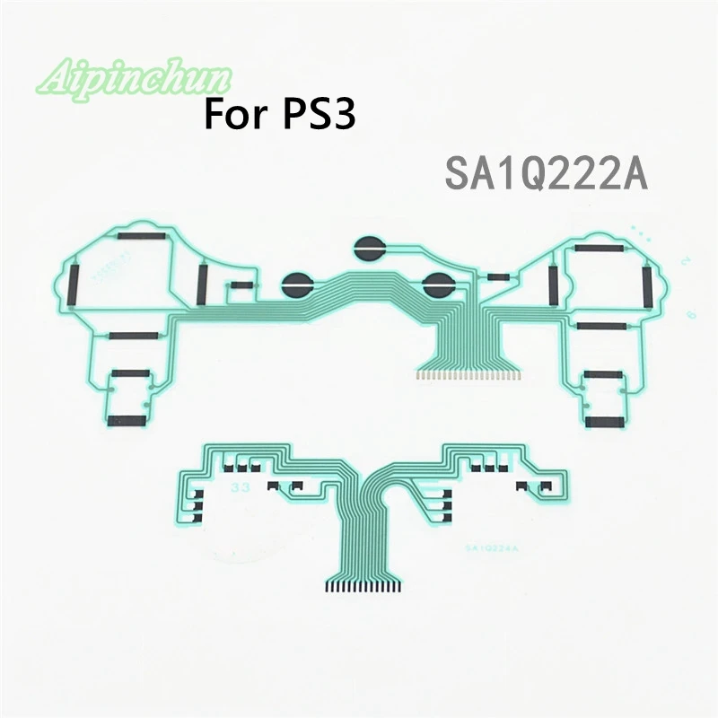 Aipinchun-Cable flexible de teclado de película conductora SA1Q222A para Playstation 3 PS3, controlador de vibración, 10 piezas/5 Juegos