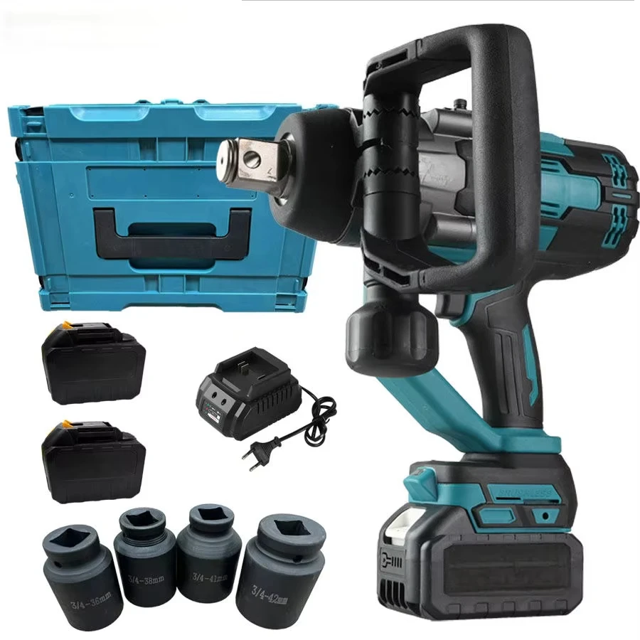 

3000N.m Electric Brushless High Torque 3/4 Heavy Power Impact Wrench Car Truck Repair Cordless Tool Impact Wrench Cordless