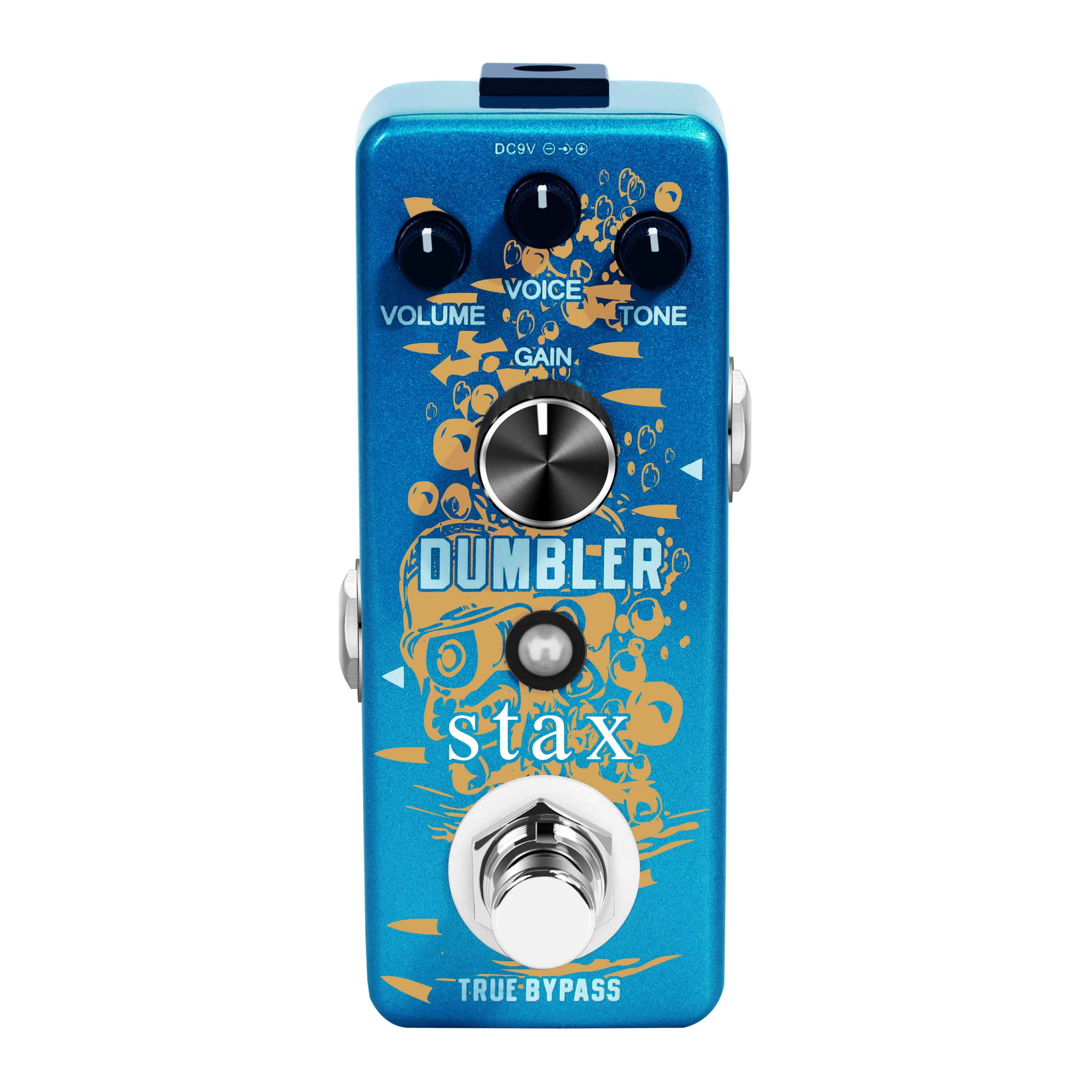 Stax-Guitar Dumbler Pedal, Analog Overdrive Pedals, Electric Guitar with Medium Low Distortion, Mini Size Bypass  LEF315