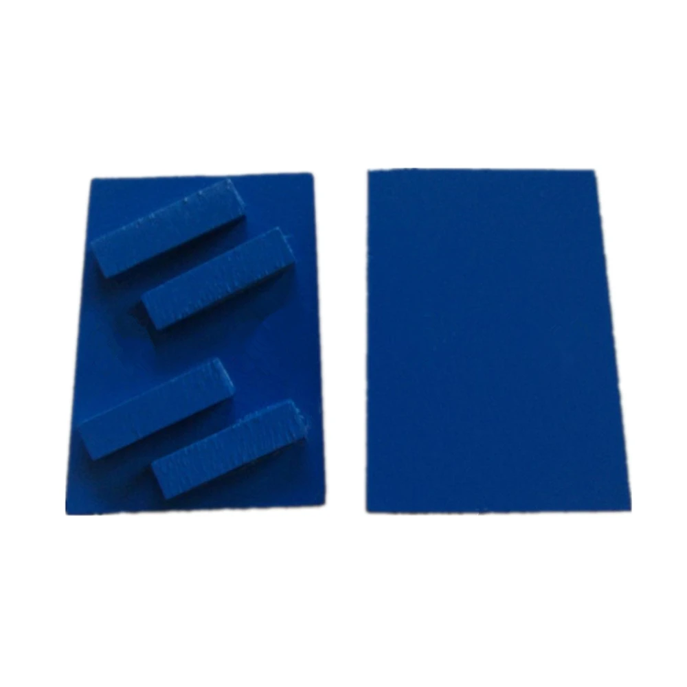 ST23 Colorful Polishing Tools Diamond Grinding Wedge Abrasive Blocks Four Segments Trapezoid Metal Frankfurt Floor Pads 6PCS