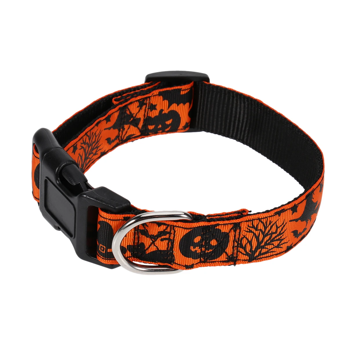 

Pumpkin Hat Necklace Costume Puppy Custom Dog Collar with Name Tags Personalized Collars Pet Supplies Halloween Light