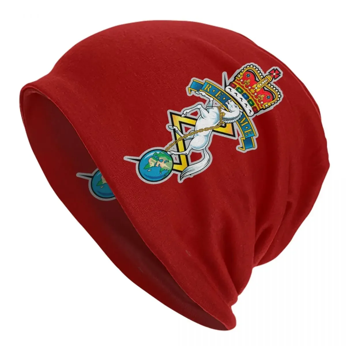 Corps Of Royal Electrical And Mechanical Engineers Skullies Beanies Hats Hip Hop Unisex Outdoor Cap Warm Dual-use Bonnet