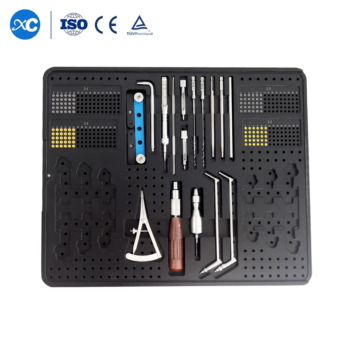 XC Medico Veterinary s Titanium TPLO Locking Bone Plate Tibia Surgery Animal TPLO Surgical Instruments Set