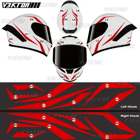 10 best sales हेलमेट के लिए स्टिकर - №7