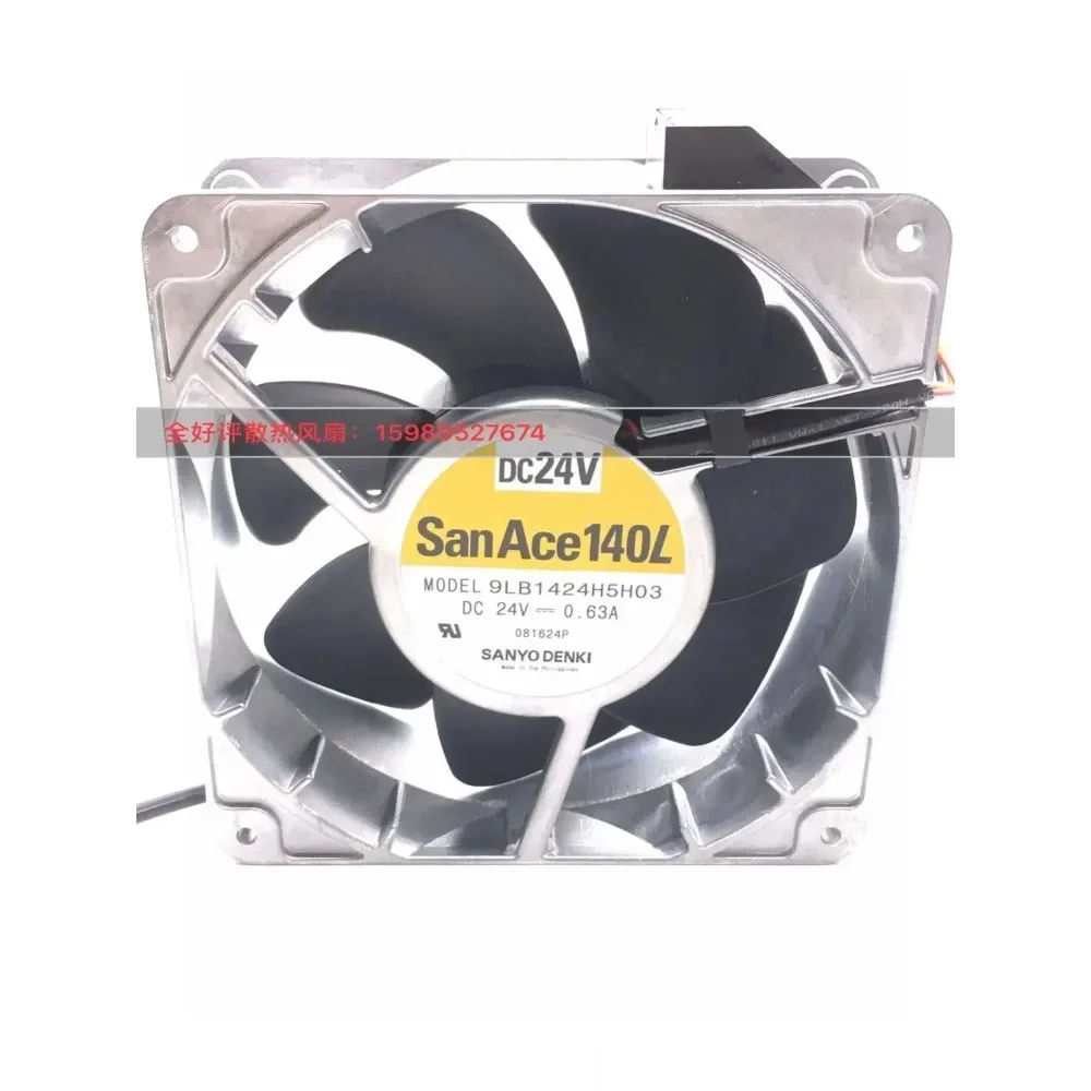 

Вентилятор инверторный Sanyo Denki 9LB1424H5H03 DC 24V 0.63A 140x140x50мм