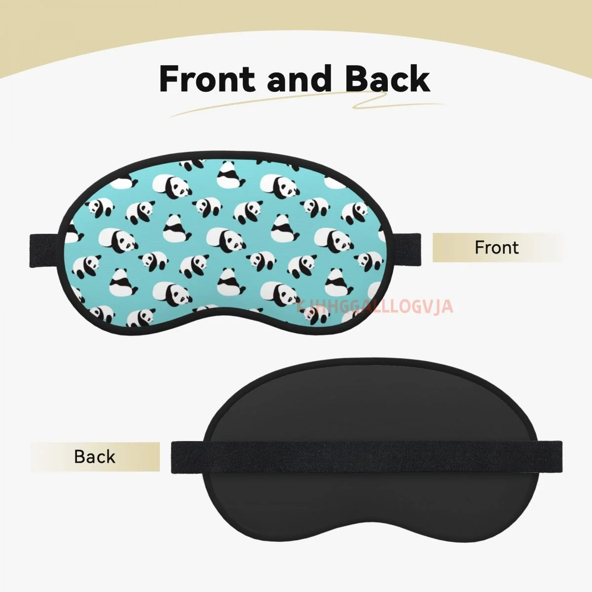 Panda 1pc Sleeping Mask Eyepatch Eye Cover For Travel Relax Sleeping Aid Eye Patch Shading Eye Mask