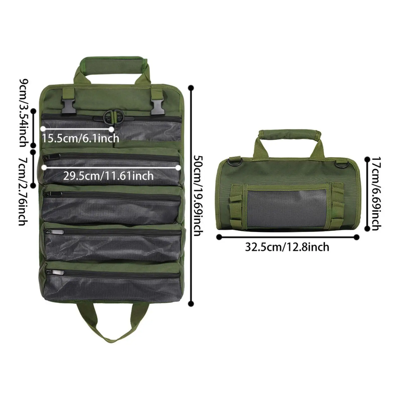 Electrician Tool Bag Sturdy Multi Pockets for Carpenter Gardeners Decorators