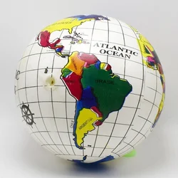 1Pcs World Globe Map Inflatable Beach Ball Education Geography Toys for Kids Bitthday Party Favors Classroom Prizes Goodie Bag