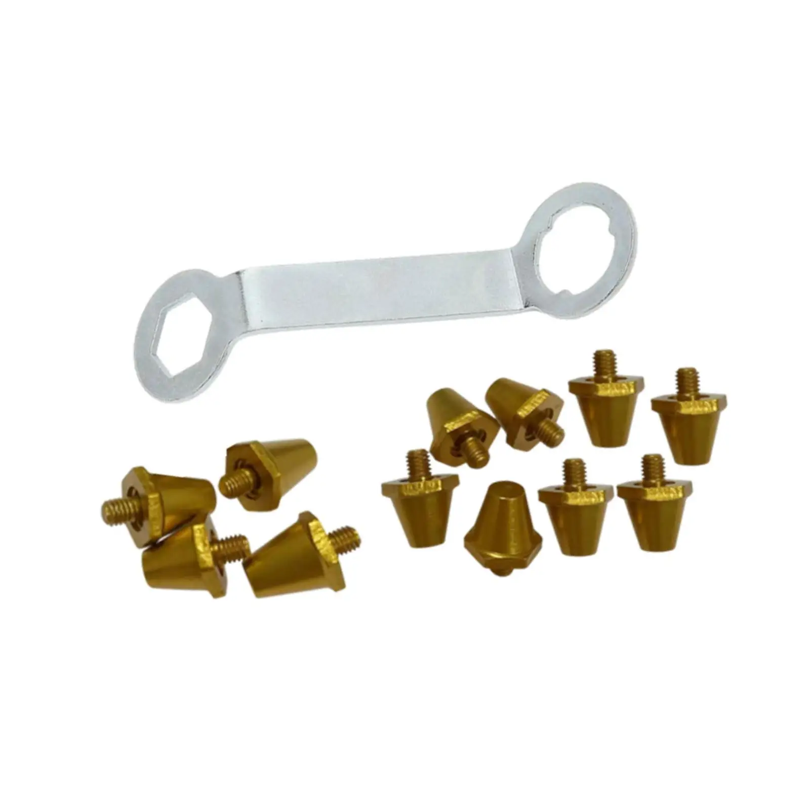 

Non Slip Football Boot Studs Aluminum Shoe Spikes Kit for Soccer Shoes Outdoor Indoor Sports Practice