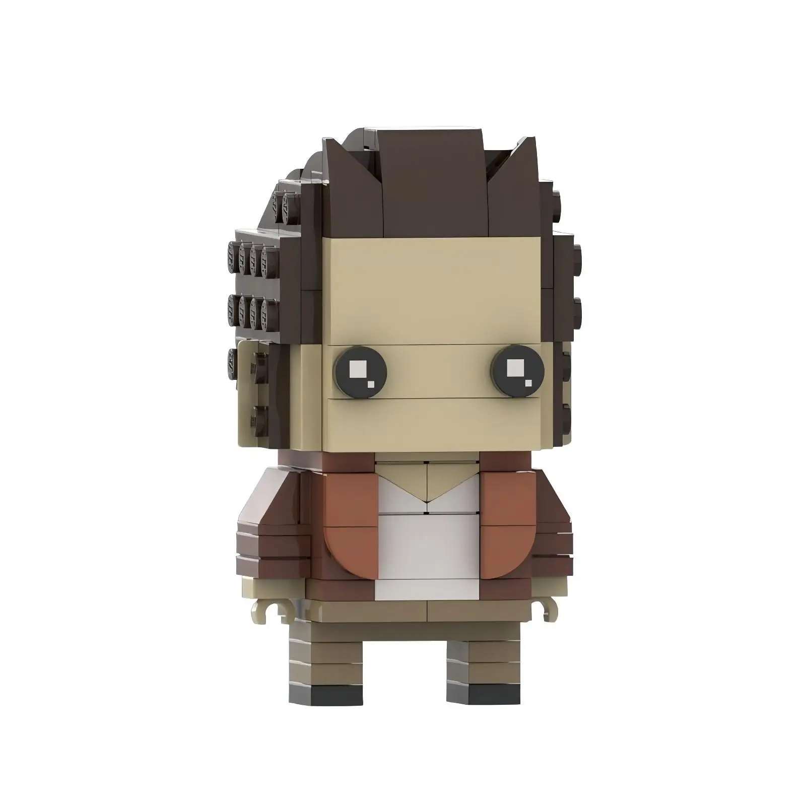 Creative Sitcom TV Character Brickheadz Building Block MOC Song Fei True Story Cartoon Doll Model Adult Collectible Toys Gift