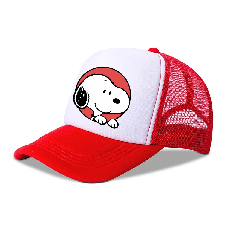 Snoopys Unisex Baseball Cap Adjustable Cartoon Dog Women Man Girls Boy Sunhat Summer Outdoor Sport Peaked Hat Birthday Gifts