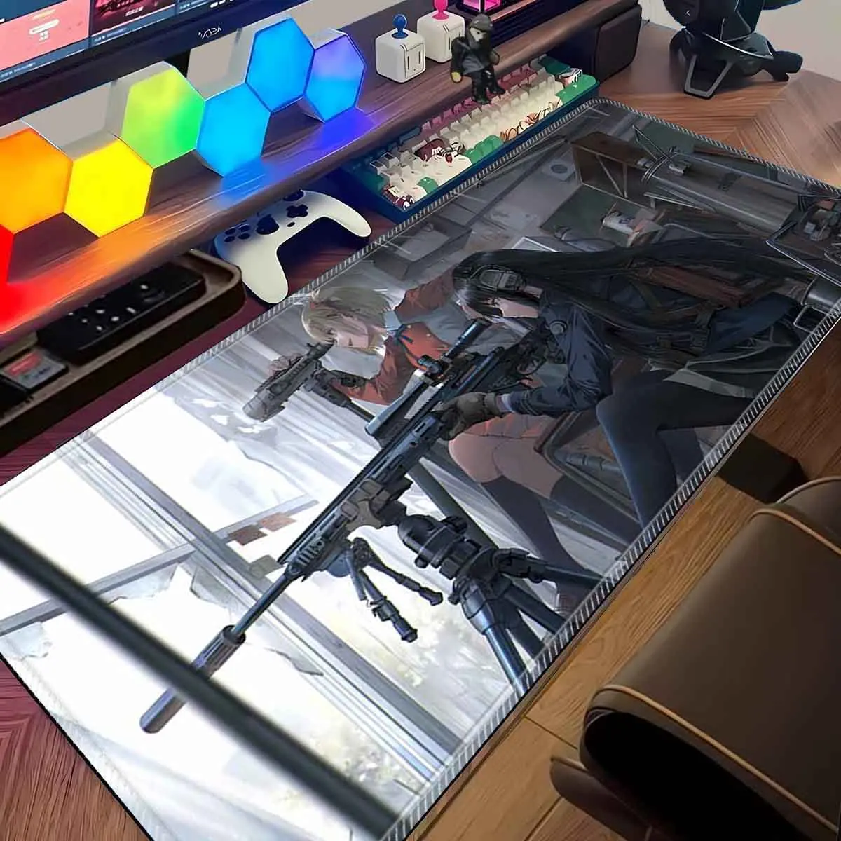 

Коврик для мыши Lycoris Recoil, коврик для мыши, аниме Waifu Nishikigi Chisato, профессиональный большой нескользящий коврик для геймерской клавиатуры, коврик для мыши